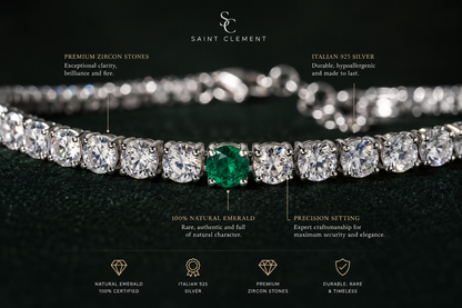The Saint Clement Emerald Bracelet