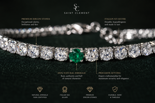 The Saint Clement Emerald Bracelet
