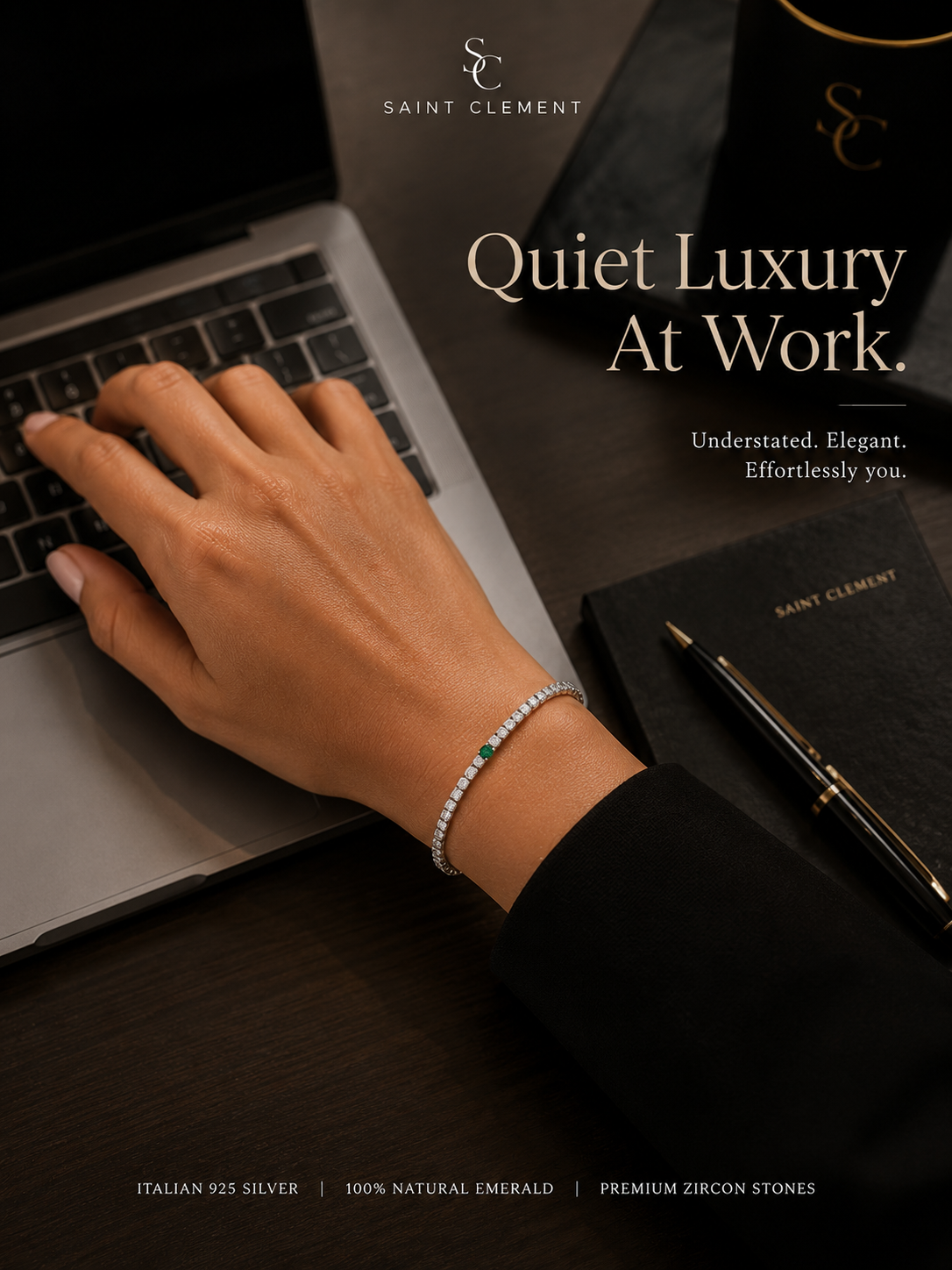 The Saint Clement Emerald Bracelet